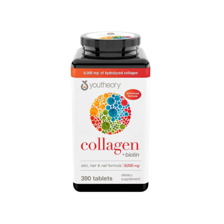 Youtheory Collagen + biotin. 390 Tablets