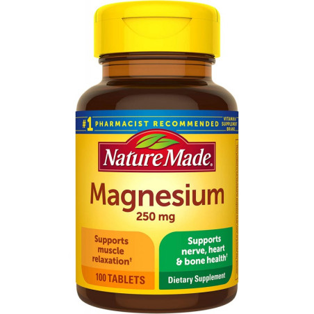 Magnesium 250mg. 100 Tablets (Comprimés)