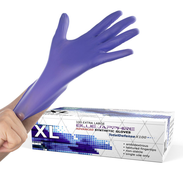 Dre Health Blue Sapphire Advanced Gloves