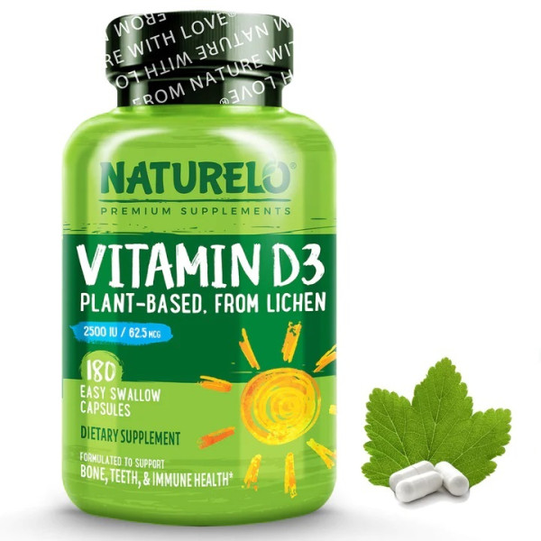 Vitamin D3 By Naturelo 62.5mcg
