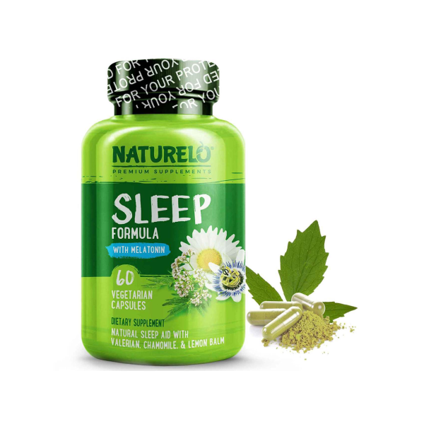 Aide au sommeil de qualité supérieure. 60 gélules végétaliennes