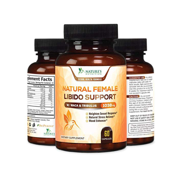 Natural Female Libido Support. 60 Capsules (Gélules)