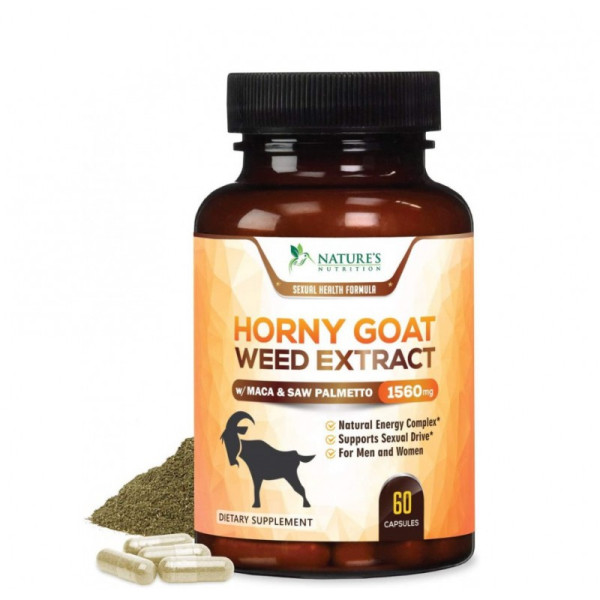 Horny Goat Weed Extract – 60 Capsules